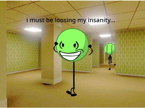 me when i enter the backrooms