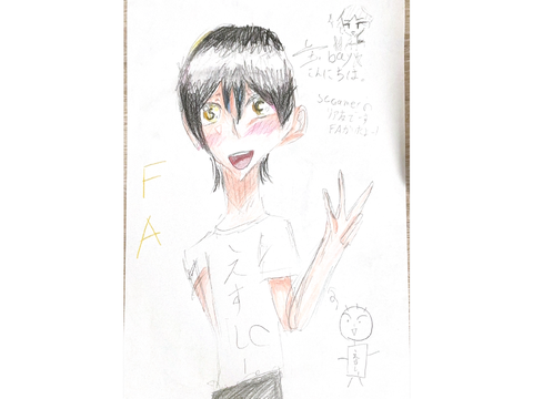 リア友がFA描いてくれたZOY。