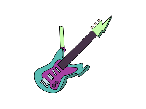 The Cool Fan of Rock: Instruments Pack (SPRITES)