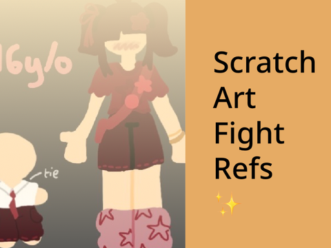 Scratch art fight refs!