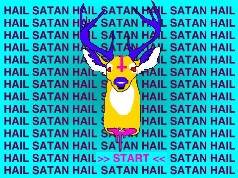 HAIL S@TAN - START SCREEN