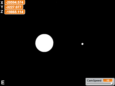 FreeCam 3D Orbital Gravity