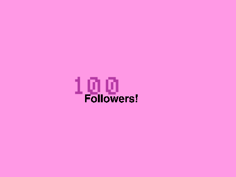100 followers!