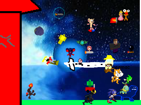 Add yourself running away from teopizzaro