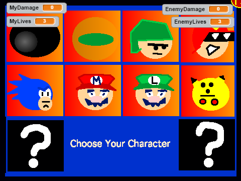 Super Smash Bros (3 years old kid edition)