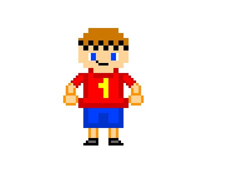 8-bit smash bros villager