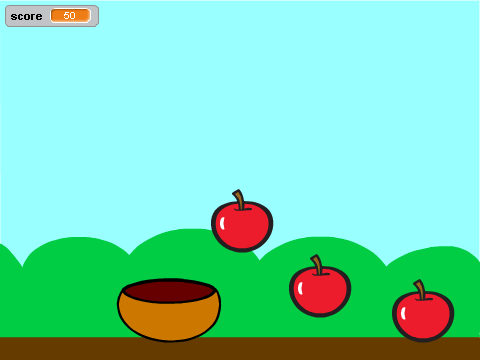 Catch the apple 
