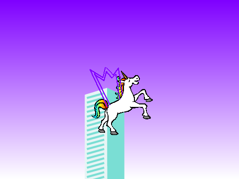 Flying unicorn 