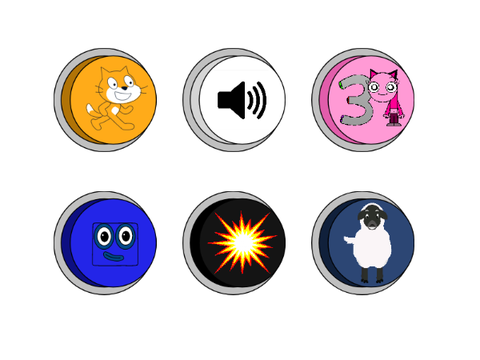 Six Sound Effect Buttons