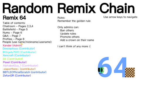 random remix chain (2^(2x3))