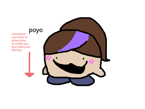Ima do another kirby inhaling thingy...