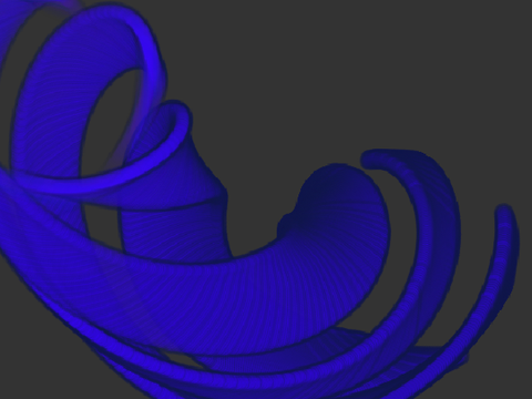 Dancing Ribbon (with some more designs)