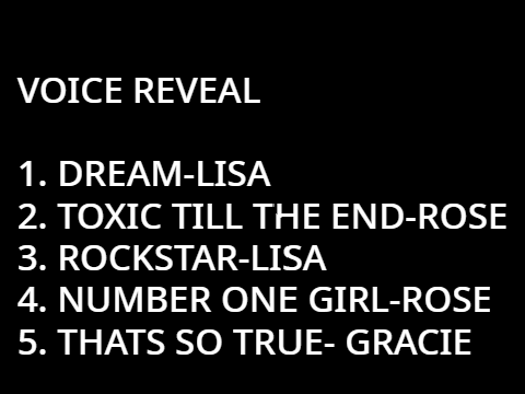 Voice reveal... covers
