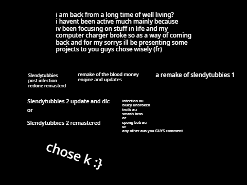 im back