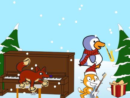 Animal christmas music