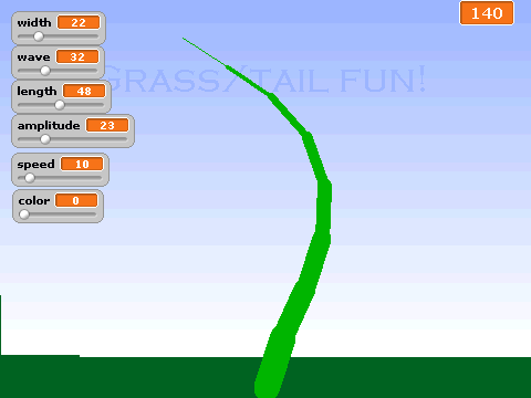 Grass tail