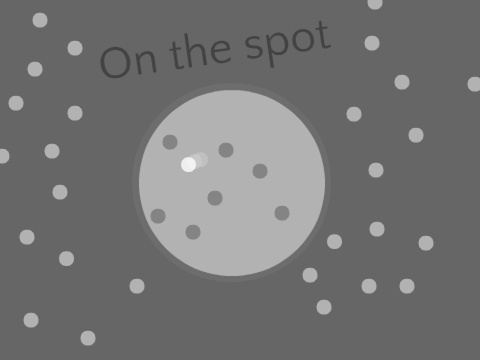 On the spot