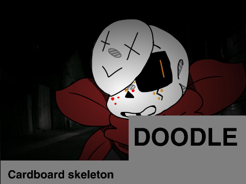 + Cardboard skeleton +