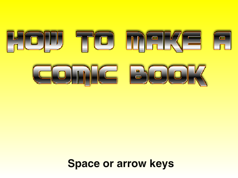How to make a Comic Book