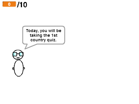  Professor Oval! Country Quiz #1  