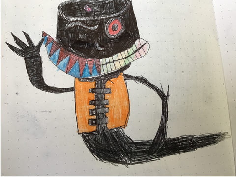 Twisted Finn drawing