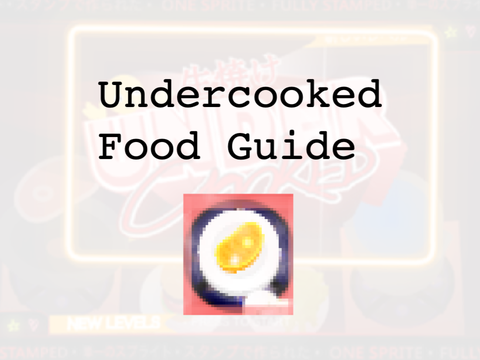 Undercooked Food Guide