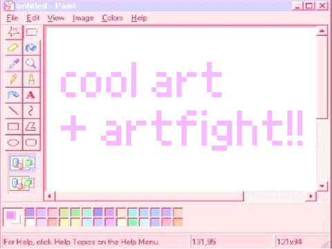Cool art + artfight