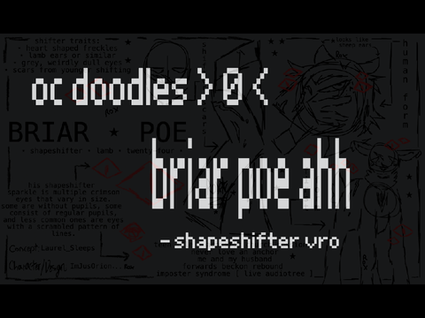 ⋆ ⋆ shapeshifting concept oc - briar poe ⋆ ⋆