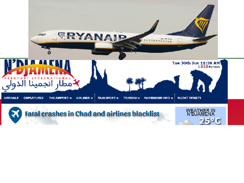 N'DJAMENA POSTMAN PAT RYANAIR