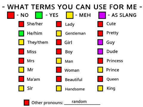what you can call me