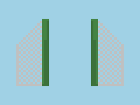 Pixel Soccer Goal Net Art