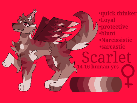 Scarlet ref for fantasy rp