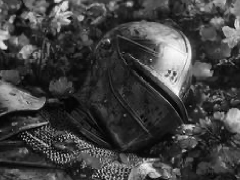 chevalier en armure étincelante - une candidature de conquête