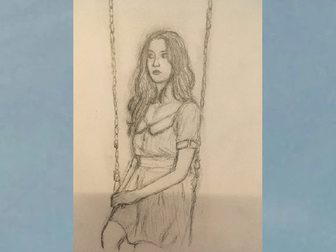 you seem pretty sad for a girl so in love // art ❤️