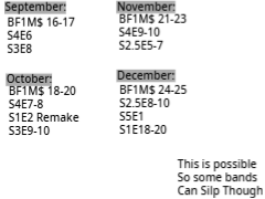 Next Videos possible releases in the last 4 months