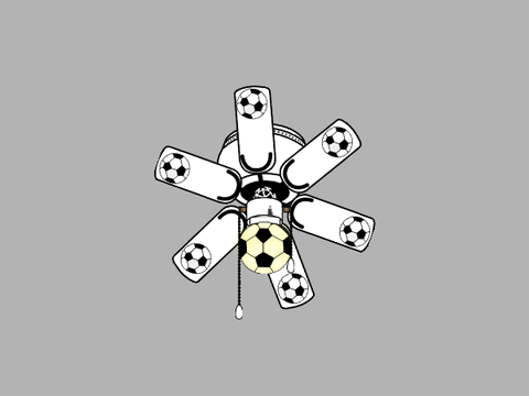 westinghouse soccer ball hugger ceiling fan 30"