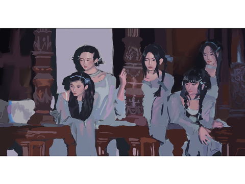 New jeans in the MV for Cool With You