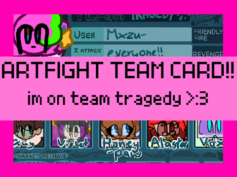 Artfight team card ^^