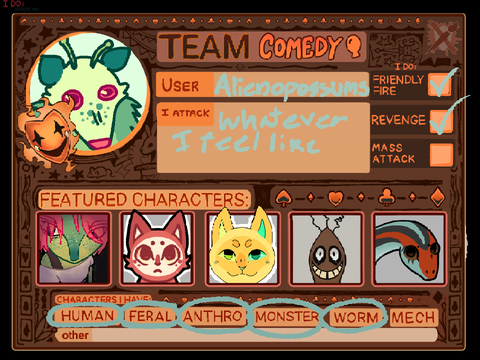Last minute artfight card yayayay