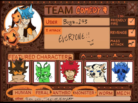 Art fight card !!