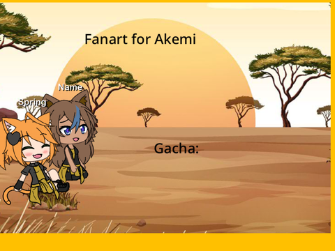 Fanart ♪ for Akemi 