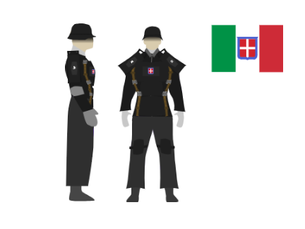Italian modified armor