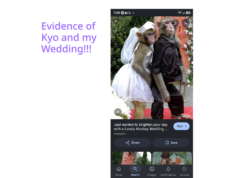Kyo and my wedding