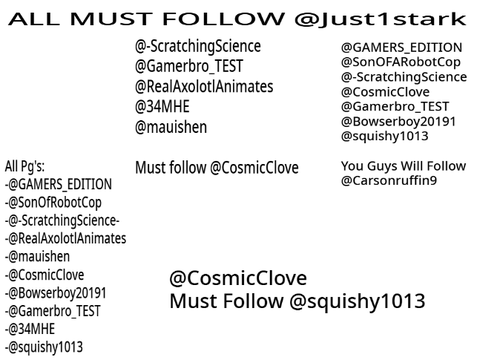 Who To Follow: PG's