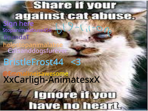 sign here if you hate cat abuse!!! Big-lil-one