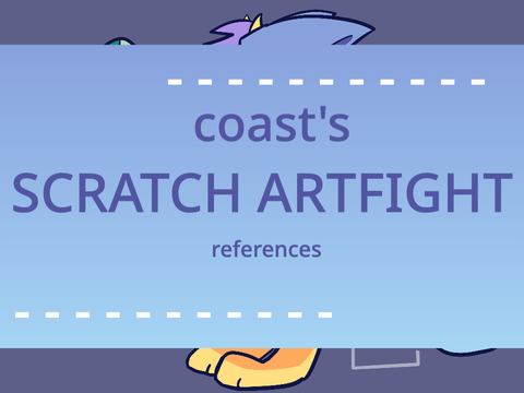 scratch art fight references!