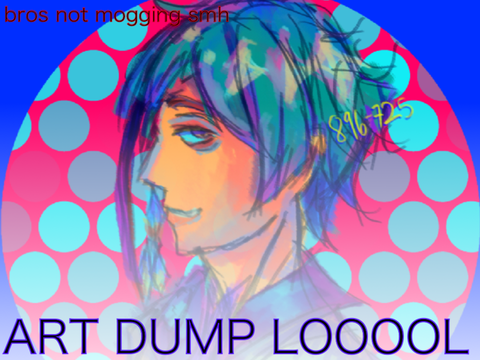 a very colorful collection (photo + Art dump)