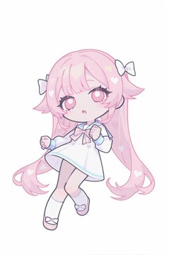 pink chibi girl