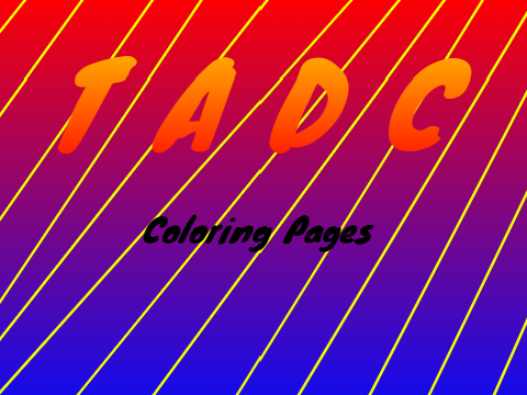 TADC Coloring Pages!!