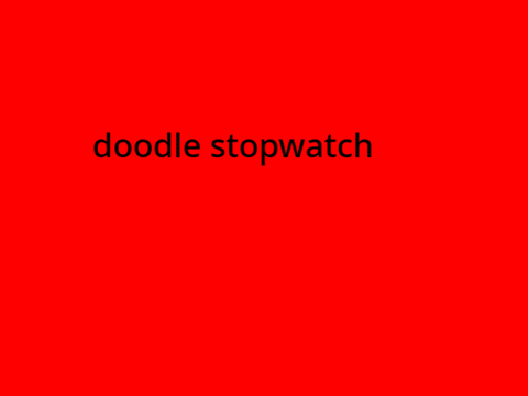 doodle stopwatch